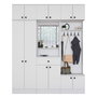 Hanah Home EA104 - 2569 Soporte de recibidor Blanco 179.6x226.4x37.5 cm